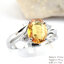 SKJewelryfactory แหวนเงินแท้ ฝังพลอยบุษราคัมแท้ ดีไซด์สวยหรู ER01277-YSA