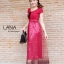 เสื้อผ้าเกาหลี พร้อมส่ง เสื้อยืด กับ กระโปรงซีทูแต่งลายจุด