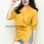 เสื้อเกาหลี พร้อมส่ง เสื้อ ทรงตัวXทรงสวยมาก