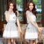 พร้อมส่ง มินิเดรสแขนตัดทรงกระดองเต่า