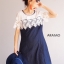 ชุดเดรสเกาหลี พร้อมส่ง Dress ยีนส์แท้ 100% เนื้อผ้าดีมาก