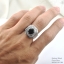 SKJewelryFactory แหวนเงินแท้ 92.5% ฝังพลอยนิลแท้ MR00538-ONX