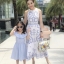 ชุดเดรสเกาหลี พร้อมส่ง เดรสยาว งาน Premium Quality