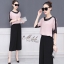 เสื้อผ้าเกาหลี พร้อมส่ง เสื้อ +กางเกงขายาว 7 ส่วน
