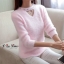 เสื้อผ้าเกาหลี พร้อมส่ง เสื้อแขนยาวขนมุ้งมิ้งๆ