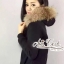พร้อมส่ง เซตเสื้อแขนยาวฮู้ดขนเฟอร์