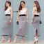 พร้อมส่ง กระโปรง ไหมพรม Bodycon