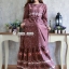 เดรสเกาหลี พร้อมส่ง Dress แม็กซี่เดรสดีไซน์หวาน