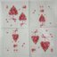 แนวภาพ Valentine ช่อดอกกุหลาบ รูปหัวใจ Love Love เป็นภาพแนวยาว กระดาษแนพกิ้นสำหรับทำงาน เดคูพาจ Decoupage Paper Napkins ขนาด 33X33cm