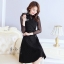 เสื้อผ้าเกาหลี พร้อมส่ง เสื้อสีดำ กับ เอี้ยมกระโปรง