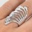 SKJewelryFactory แหวนปีกนก ดีไซน์เก๋มาก เพชร12 ตัง ER01920-WCZ