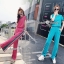 เสื้อผ้าเกาหลี พร้อมส่ง ชุดเซ็ทวอล์มเกาหลี