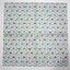 แนวภาพ Cath Kidston ดอกไม้ กุหลาบจิ๋ว ในกรอบดอกไม้ พื้นฟ้า เป็นภาพกระจายเต็มแผ่น กระดาษแนพกิ้นสำหรับทำงาน เดคูพาจ Decoupage Paper Napkins ขนาด 33X33cm