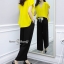 เสื้อผ้าเกาหลี พร้อมส่ง ชุดเซ็ทเสื้อ+กางเกง