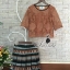 พร้อมส่ง เซตเสื้อผ้าเกาหลีลูกไม้พิมพ์ลายต้นไม้