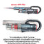 SHARPเครื่องดูดฝุ่นด้ามจับไร้สาย 2 in 1 รุ่น EC-SA86B-R มอเตอร์ดิจิทัล 75,000 รอบต่อนาที รับประกัน 1ปี CShome