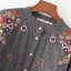 เสื้อเกาหลี พร้อมส่ง Shirt คอปีน แขนยาว