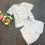 พร้อมส่ง เสื้อแต่งด้วยกลิตเตอร์ อคลิลิกโทนสีเงิน