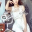 พร้อมส่ง เสื้อครอปกับกางเกงสามส่วน