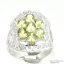 SKJewelryfactory แหวนเงินพลอยเพอริดอทแท้ สไตล์หรูหรา ER00788-PDT