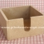 ชิ้นงานดิบไม้ MDF ทำ Decoupage งานเพนท์ กล่องใส่กระดาษโน๊ต เมมโม 4'x4"x2"