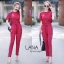 เสื้อผ้าเกาหลี พร้อมส่ง เสื้อยืดคอกลม กับ กางเกงเอวยืด