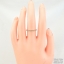SKJewelryfactory แหวนเงินแท้ ฝังพลอยบุษราคัมแท้ สไตล์แหวนแถว ER01238-YSA