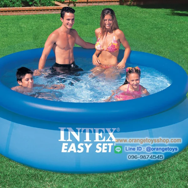 ( ขนาด 8 ฟุต ) Intex สระอีซี่เซ็ต ขนาด 2.44 เมตร (244 x 76 ซม.) Intex ...